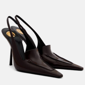 Slingback Braun 11 cm