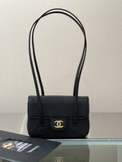 Shiny Caviar Mini Preppy Coco Tasche 17 cm