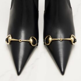 Ankle Horsebit Schwarz