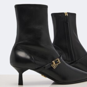 Leather Ankle Schwarz