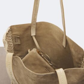 Veloursleder Beige 37 cm