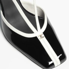 Calfskin Leather Schwarz/Weiß