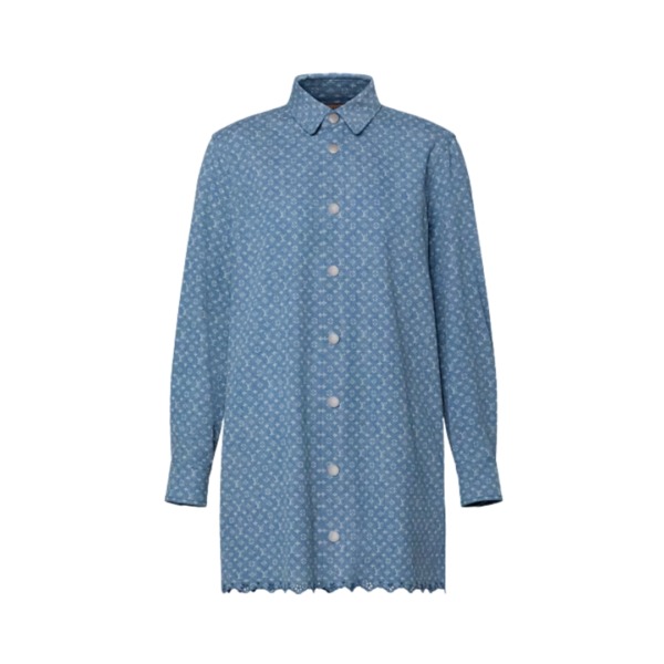 Denim Monogram Blau