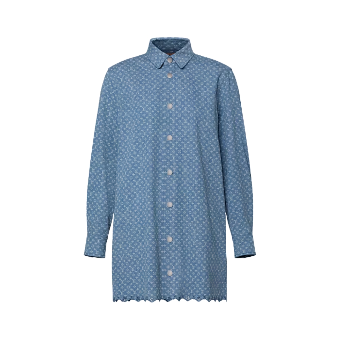 Denim Monogram Blau