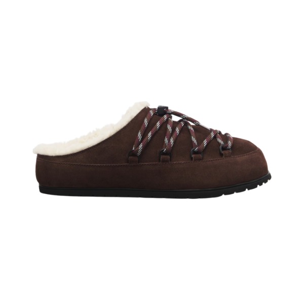 Suede Shearling Braun