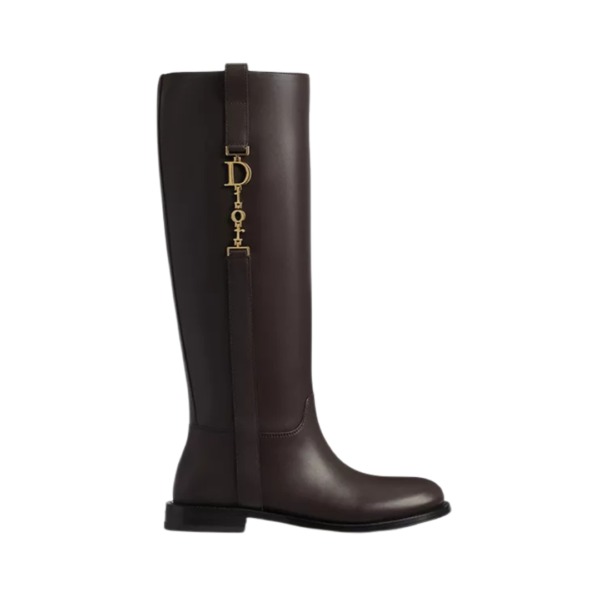 Glossy Calfskin Braun