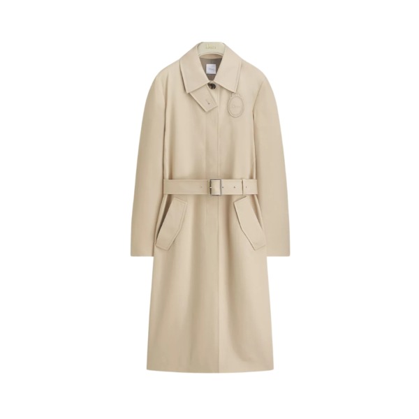 Cotton Silk Gabardine Beige