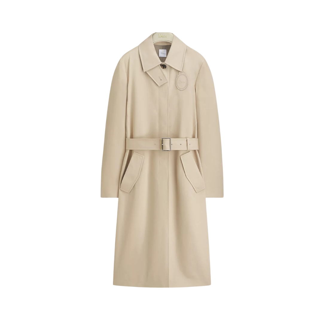 Cotton Silk Gabardine Beige