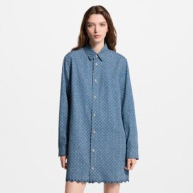 Denim Monogram Blau