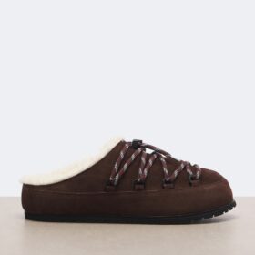 Suede Shearling Braun