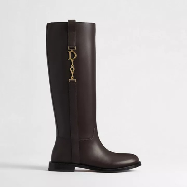 Glossy Calfskin Braun