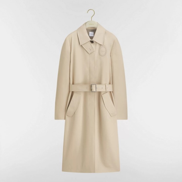 Cotton Silk Gabardine Beige