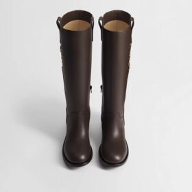 Glossy Calfskin Braun