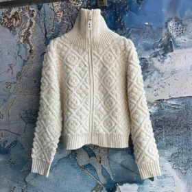 Shearling-Optik Monogramm-Jacke