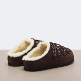 Suede Shearling Braun
