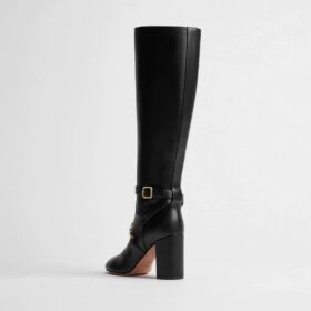 Glossy Calfskin Schwarz