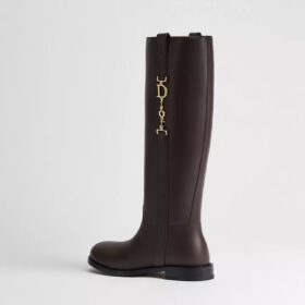 Glossy Calfskin Braun