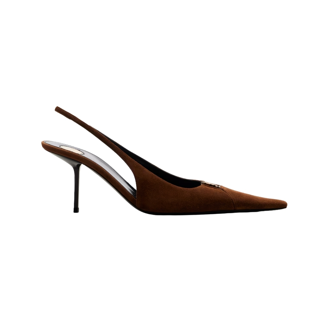 Slingback Braun 7.5 cm