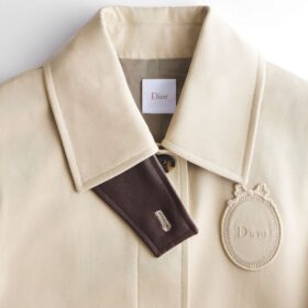 Cotton Silk Gabardine Beige