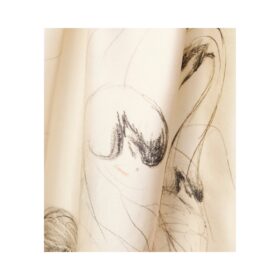 Silk Twill Beige/Schwarz