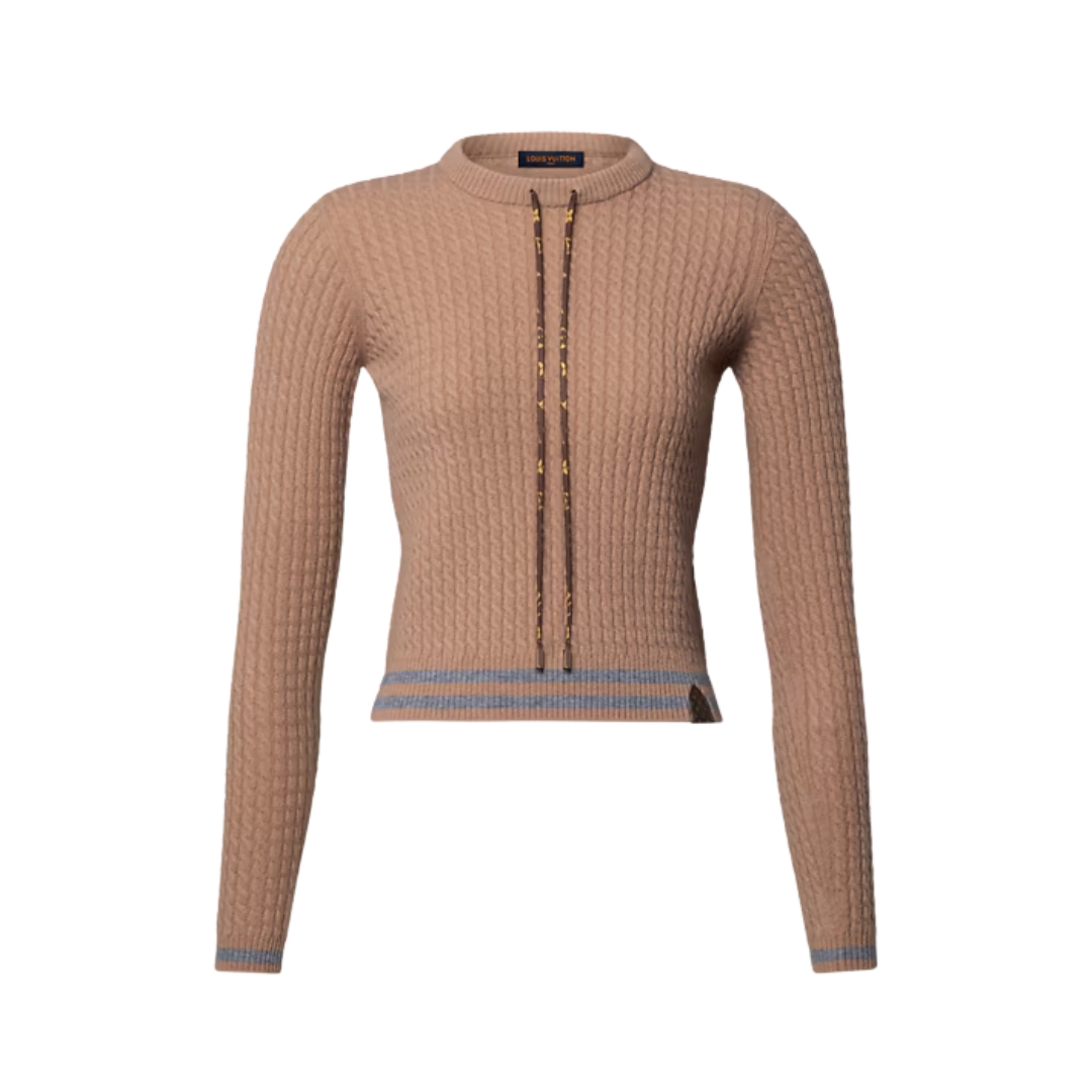 Cable Knitting Pattern Rehbraun