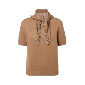 Embellished Cashmere Braun