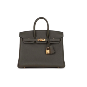Vert De Gris Togo | Gold Hardware 25 cm