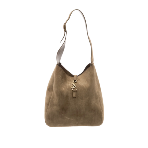 Le 5 à 7 Supple Large Wildleder Taupe 30cm