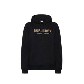 Logo Hoodie Schwarz