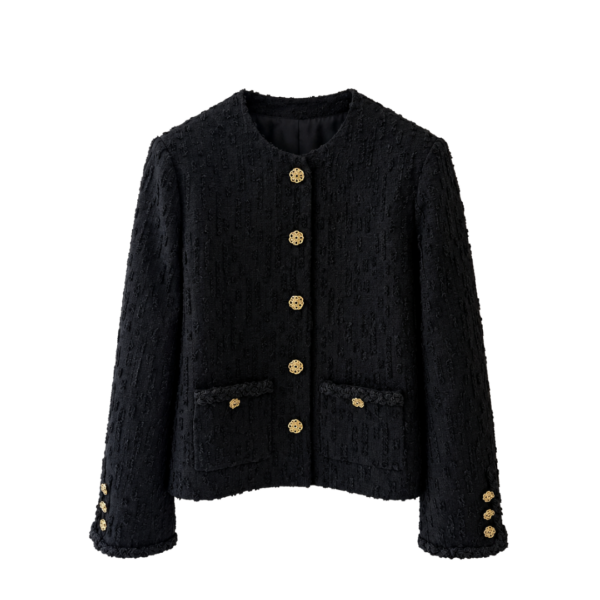 Wool Tweed Schwarz