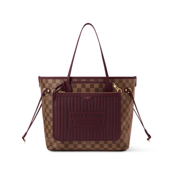 Neverfull Inside Outside MM Braun/Bordeauxrot 31 cm