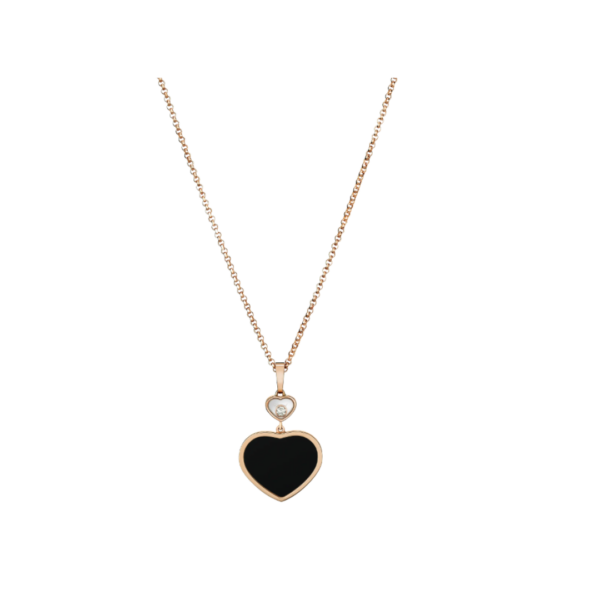 Happy Hearts Roségold/Schwarz