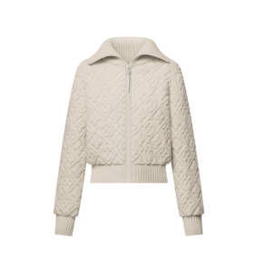 Shearling-Optik Monogramm-Jacke