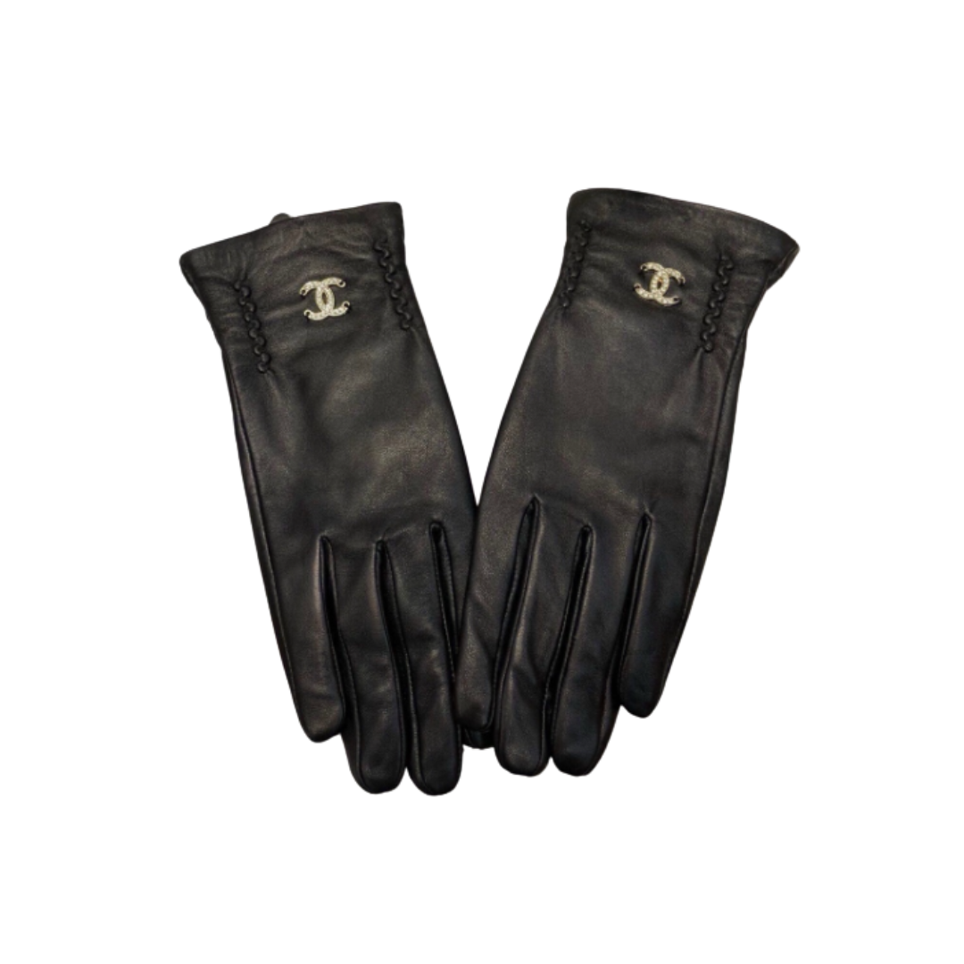 Lederhandschuhe Schwarz