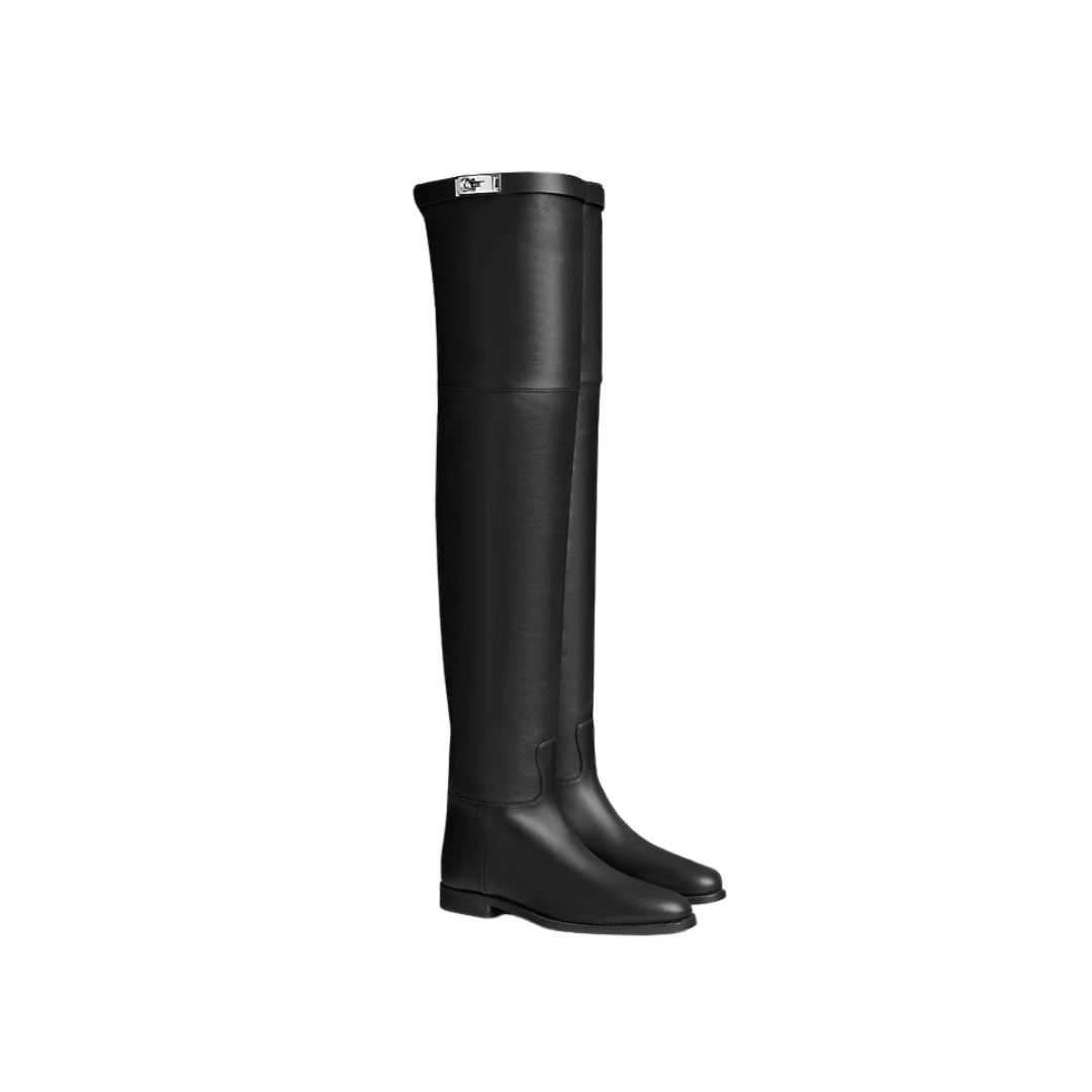 Kelly Overknee Schwarz