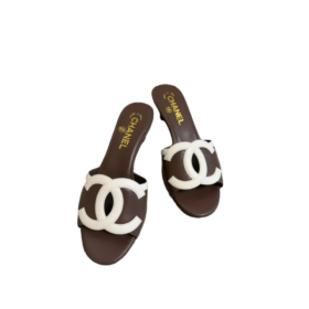 Braune Mules mit Absatz