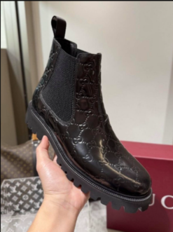 Ankle Schwarz GG Leder (Copy)