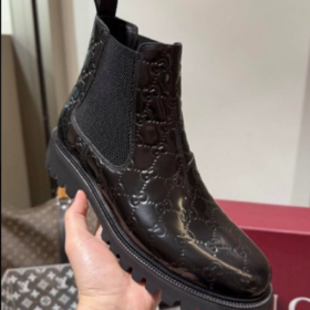 Ankle Schwarz GG Leder (Copy)
