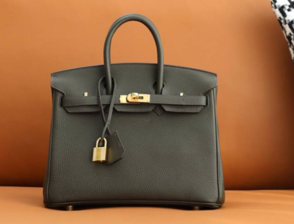 Birkin Vert De Gris Togo | Gold Hardware 30 cm