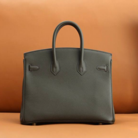 Vert De Gris Togo | Gold Hardware 25 cm
