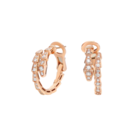 Serpenti Viper Ohrringe Rosegold