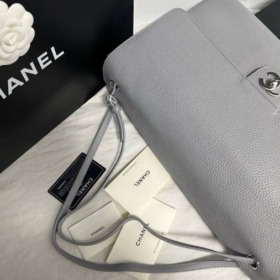 Maxi-Klappe Grau/Silber 32 cm