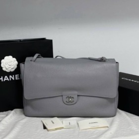Maxi-Klappe Grau/Silber 32 cm