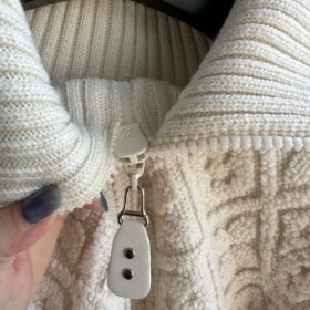 Shearling-Optik Monogramm-Jacke