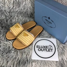 Leather Slides Natur 39EU