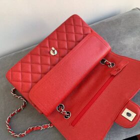 Double Flap Rot/ Silber 26 cm