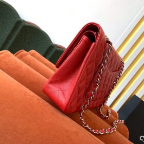 Double Flap Rot/ Silber 26 cm