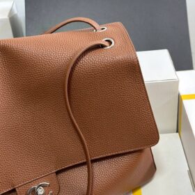 Maxi Flap Braunes Karamell/Silber 39 cm