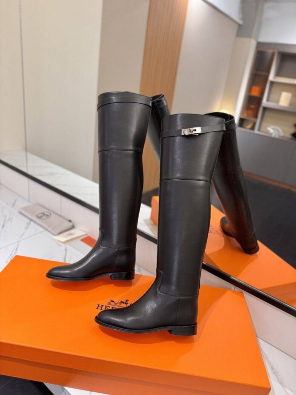 Kelly Overknee Schwarz
