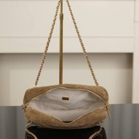 Maxi Camera Wildleder/Dunkelbeige 27 cm